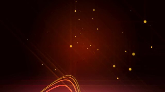 Abstract motion background pattern with animated lines and particles with light streaks and glow for any modern technology, art, entertainment or lifestyle theme