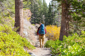 Obraz premium Hike in Sierra Nevada