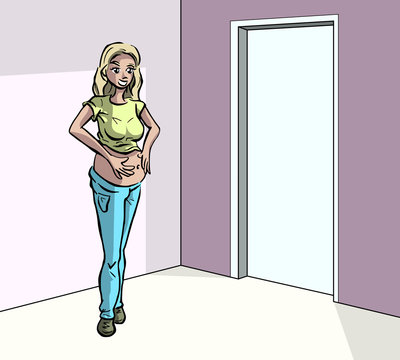 Vrouw in verwachting
