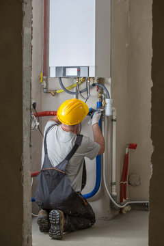 Professional plumber
