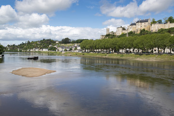 Fototapeta premium Schloss Chinon, Loire, Frankreich