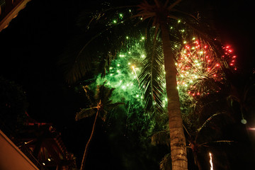 Fototapeta premium Miracle fireworks New Year's Eve