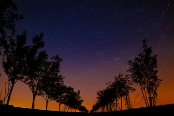 Stenenhimmel in der Nacht