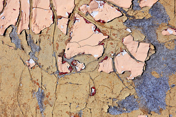 brown old painted texture cracked paint background