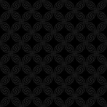 Neutral Seamless Celtic Knotwork Pattern.
