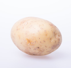 potato or organic potato on a background.