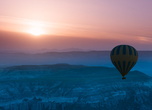 air balloon in Cappadocia, Turkey