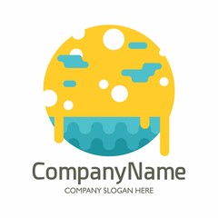 Cheese logo icon vector Template