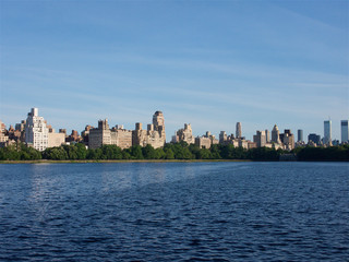 Fototapeta na wymiar Central park lake,New York