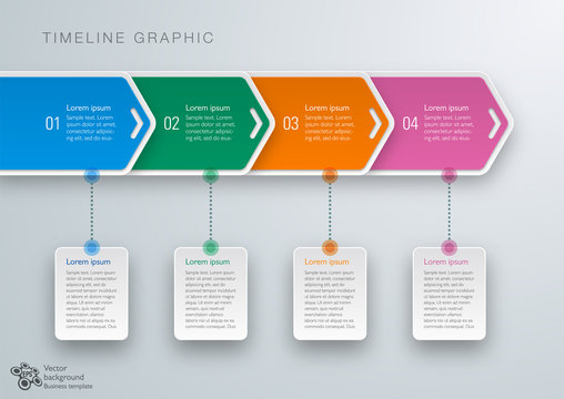 Timeline, Workflow, Process Chart #Vector Graphic