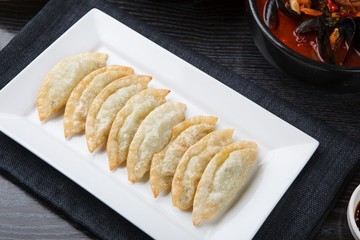 mandu twigim Fried Dumplings