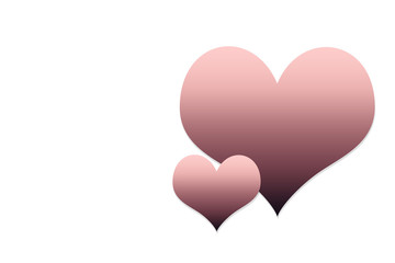Lovely heart Background and valentine day.
