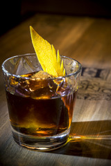 old fashioned cocktail