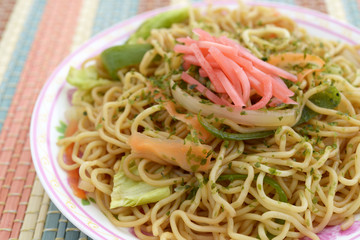 おいしそうな焼きそば