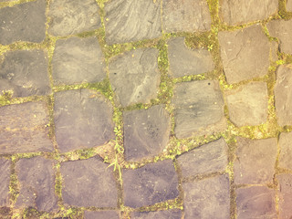 Textured natural stone pavement surface background