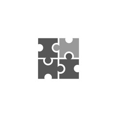 Fototapeta premium Puzzle like marketing icon
