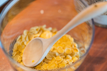 cereal in hotel assortment .