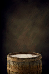 background of barrel wood,