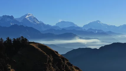 Photo sur Plexiglas Manaslu View from Mohare Danda 