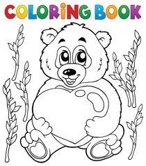 Coloring book Valentine topic 4