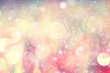 Vintage colorful background bokeh highlights