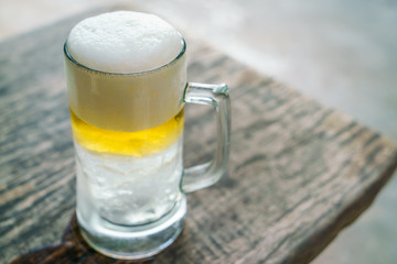 Mug with beer