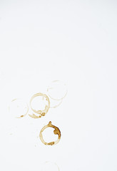 Coffee Spill Dirty Stain Copy Space Concept