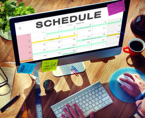 Schedule Activity Calendar Appointment Concept - obrazy, fototapety, plakaty