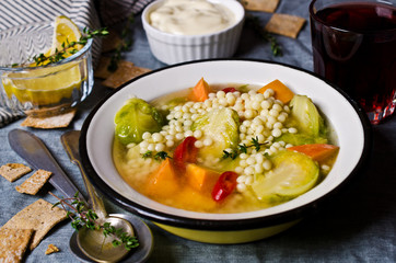 Soup with vegetables