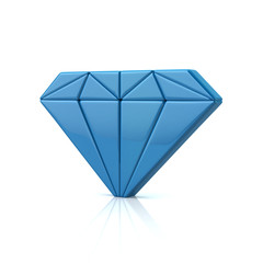 Blue diamond icon