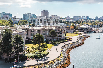 False Creek and Downtown Vancouver in Vancouver, Canada - 132821452