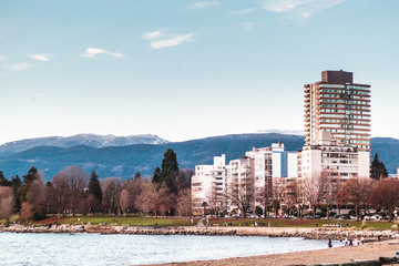 Fototapeta premium Stanley Park near English Bay in Vancouver BC, Canada