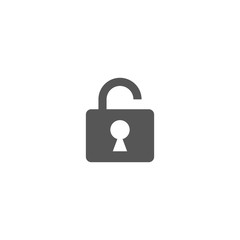 Grey padlock icon