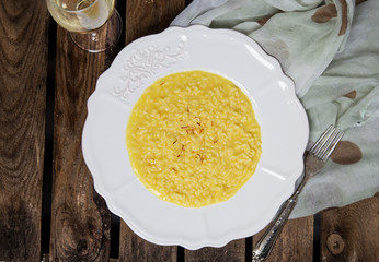 saffron risotto 