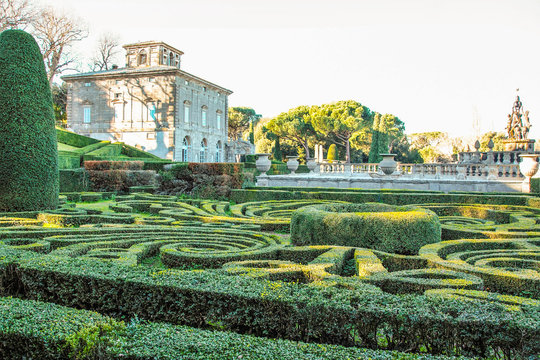 The Garden Of Villa Lante