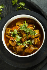 Chicken curry with cilantro