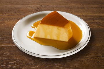 Pudim de Leite - Brazilian flan made with milk and condensed mil