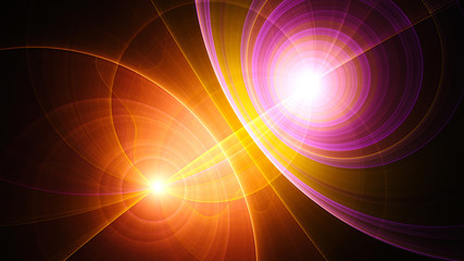 Fight two spheres. Powerful protective field. 3D surreal illustration. Sacred geometry. Mysterious psychedelic relaxation pattern. Fractal abstract texture. Digital artwork graphic astrology magic