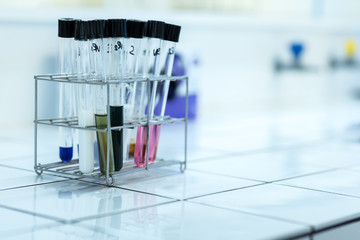 Laboratoire tube à essaie 