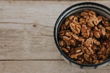 Walnüsse in Schale