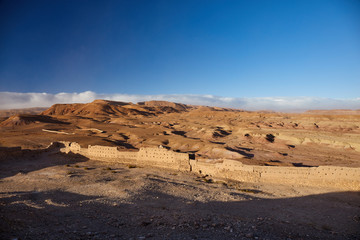 View from Ksar of Ait-ben-haddou, Southern Provinces, Morocco