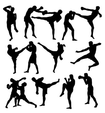 Free Boxing Sport activity, art vector design