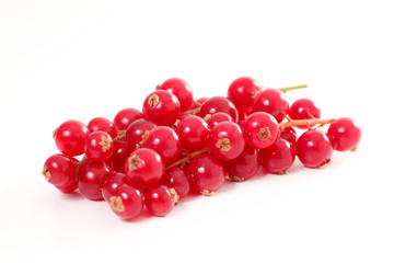 redcurrant isolated on white