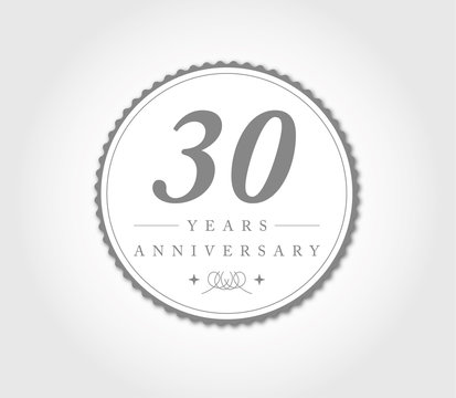 30 years anniversary