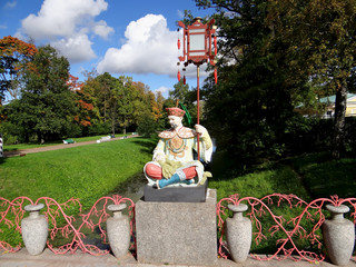 Александровский парк. Большой Китайский мост. Царское Село (Пушкин). Санкт-Петербург.