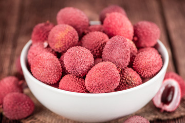 Portion of Lychees