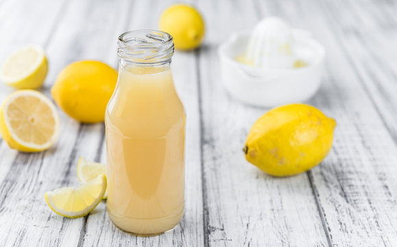 Lemon Juice (selective focus)