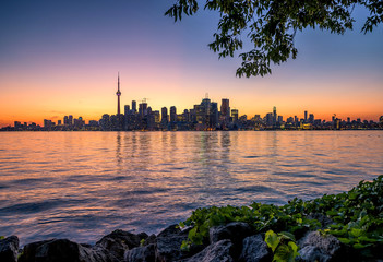 Toronto Skyline at night, Canada