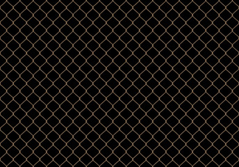 Fototapeta na wymiar Metallic Wired Fence Seamless Pattern