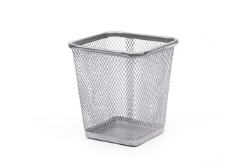 garbage on the white background